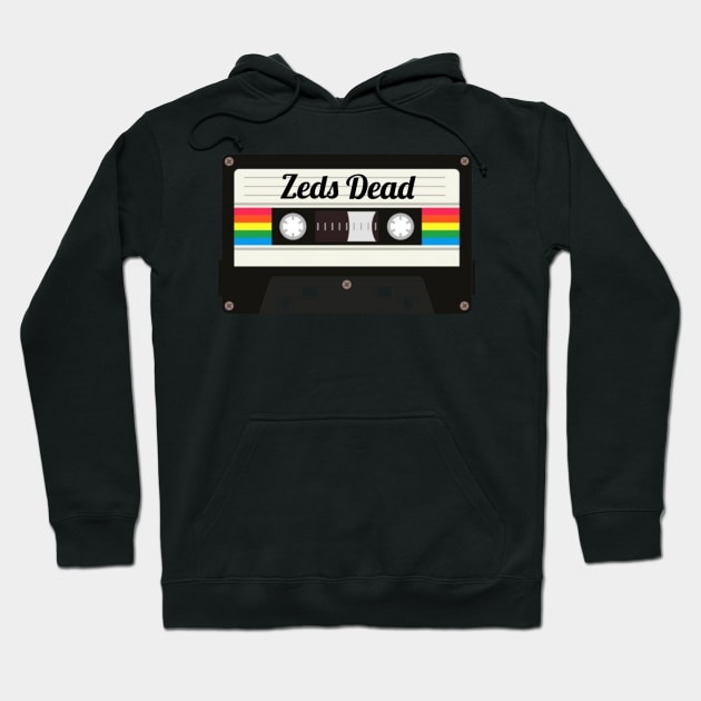 Zeds Dead / Cassette Tape Style Hoodie by GengluStore